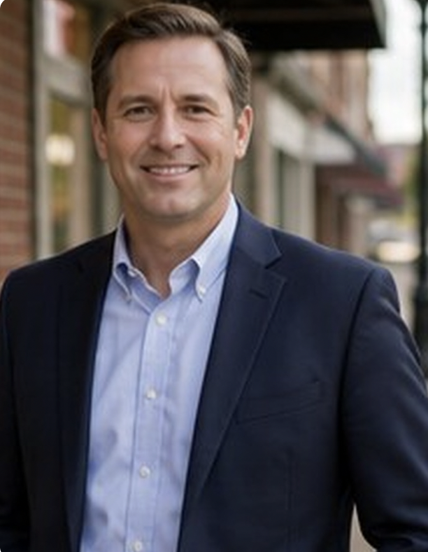 Fictional Urban Modern realistic candidate portrait preview.