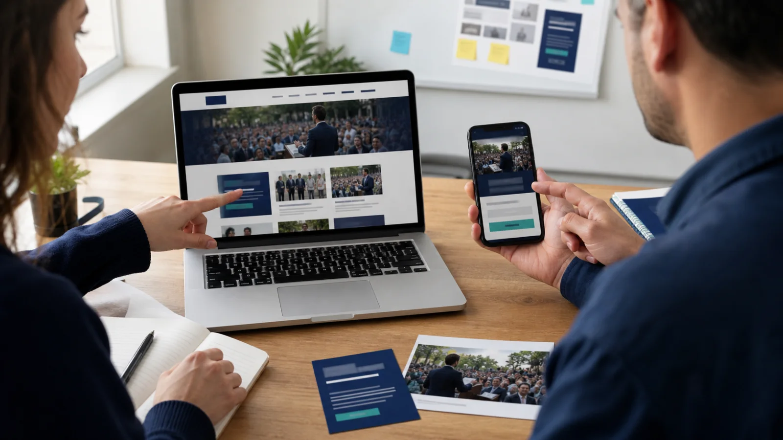 Political Campaign Website vs. Landing Page: Which Does a Candidate Need? visual guide