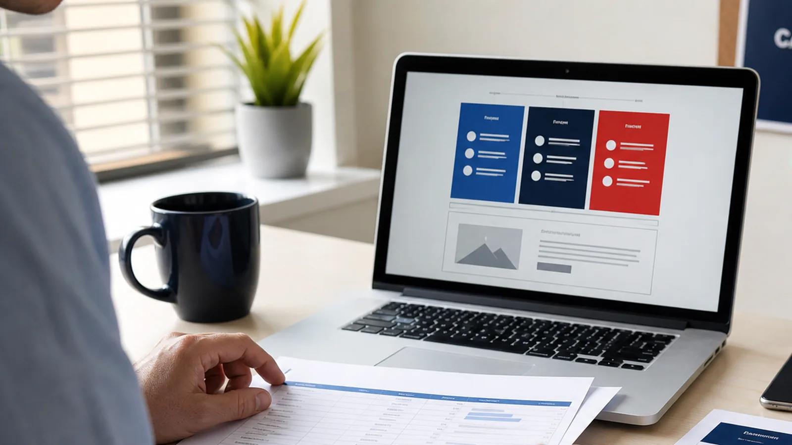 Political Website Design Pricing planning visual